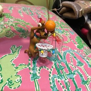 Vintage Scooby Doo Christmas Ornament Cartoon Basketball Slam Dunk 1999